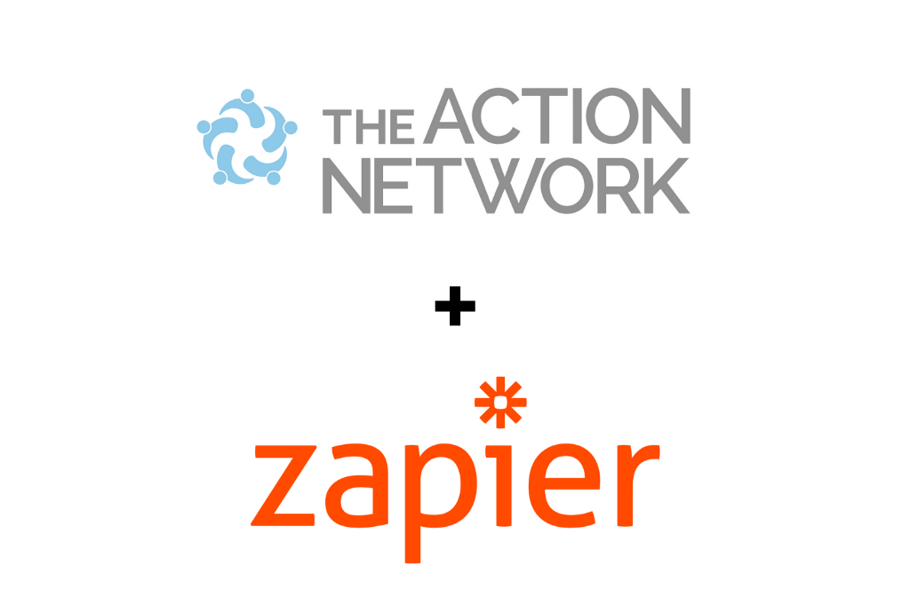 The Action Network logo plus the Zapier logo